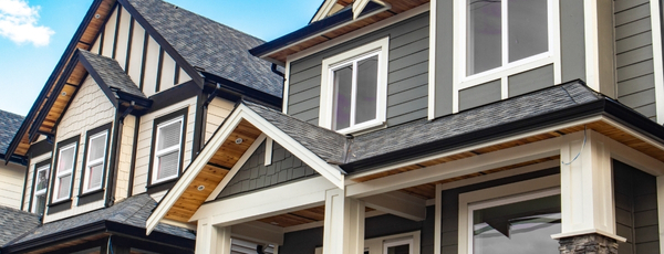 new siding on a house